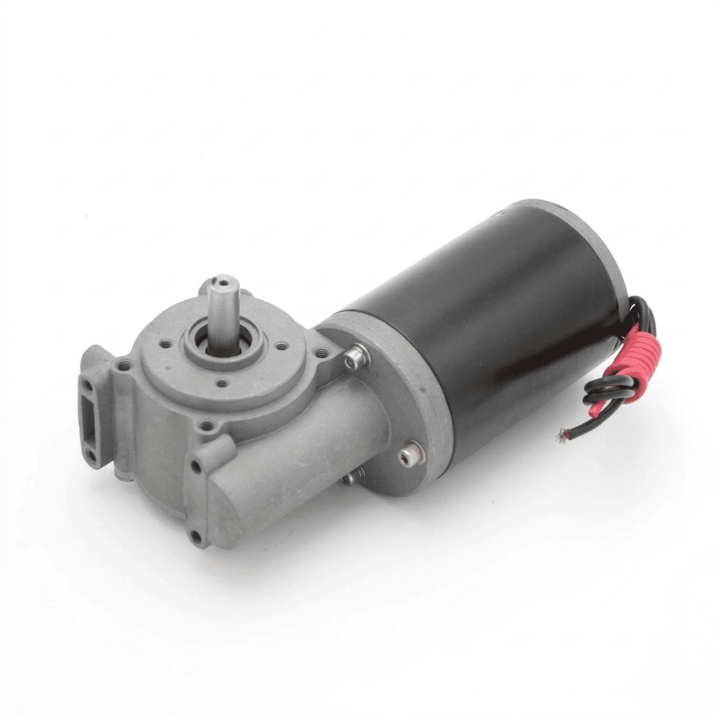 DC gearhead motor with integrated rear optical incremental encoder