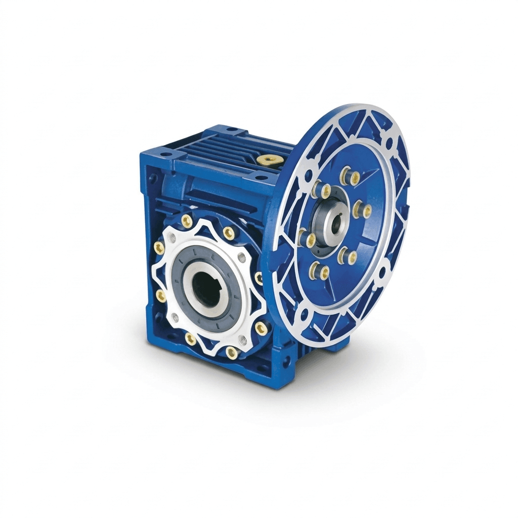 Hollow-bore RV cycloidal reducer with central wiring through-hole